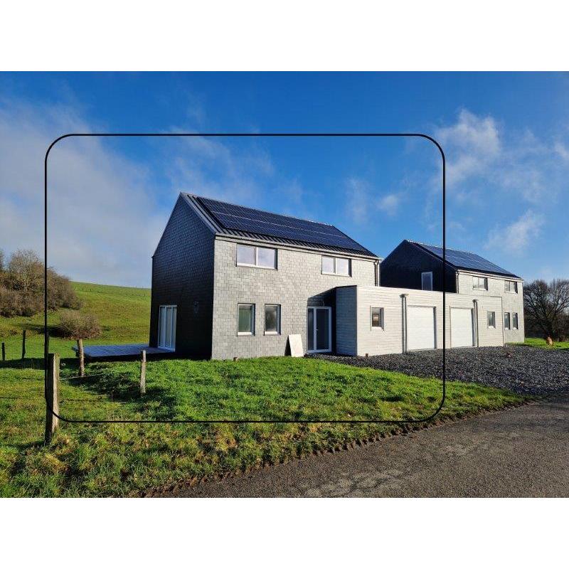 BELLEVAUX (Bouillon): Passieve nieuwbouwwoning met tuin op 5a 97ca – VAS1427