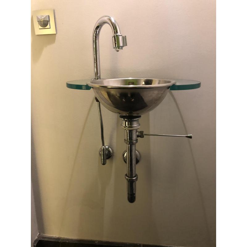 Inox design lavabo wc