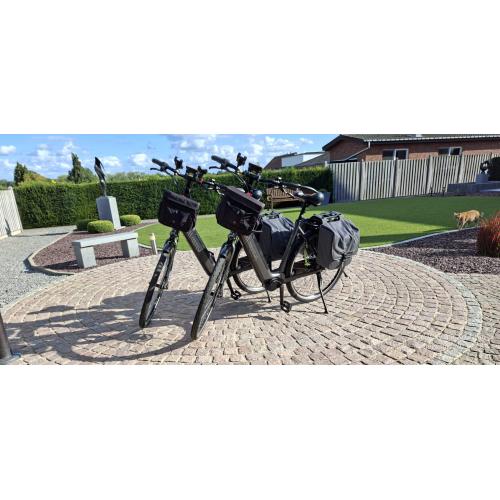 Elektrische RIH Movenda fietsen met tassen - Maat D54 en D58