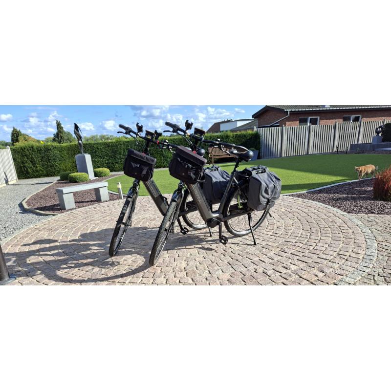 Elektrische RIH Movenda fietsen met tassen - Maat D54 en D58
