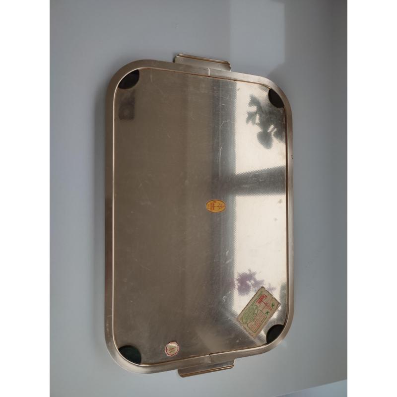 Goudkleurig dienblad jaren 60 Carefree Manchester