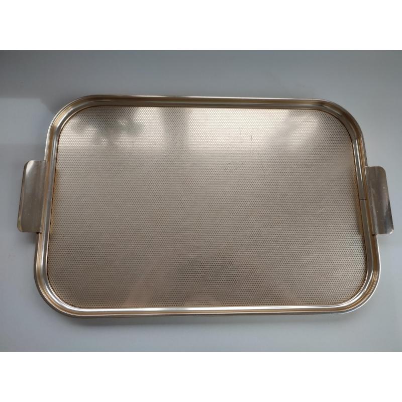 Goudkleurig dienblad jaren 60 Carefree Manchester