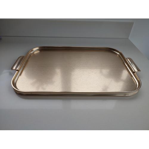 Goudkleurig dienblad jaren 60 Carefree Manchester