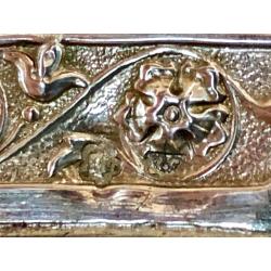 2 Prachtige puur zilveren antieke 5 armige kaarshouders uit 1895 met Garantie Certificaat