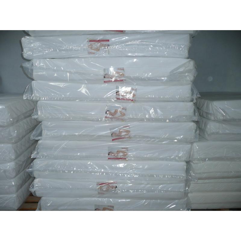 Boxsprings PROMO in zwart en taupe Lederlook  Gratis Levering Gent