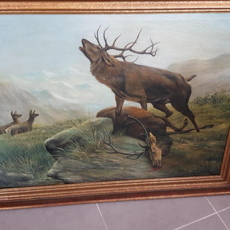 Schilderij HERTEN