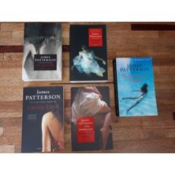 5 x thrillers van James Patterson o.a