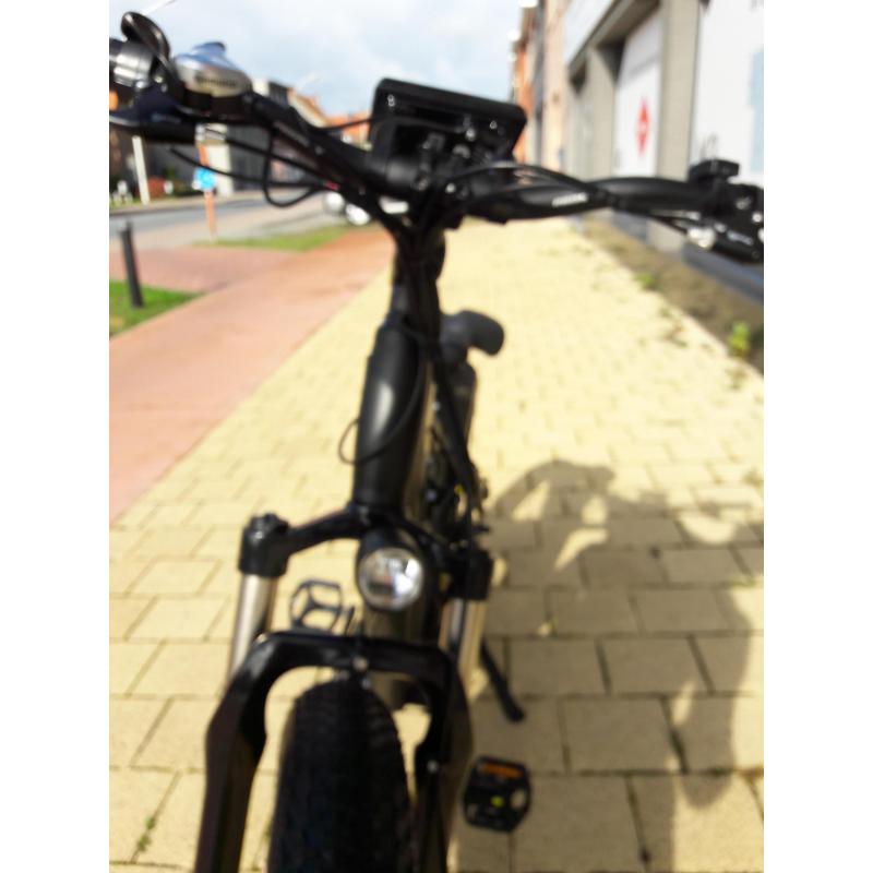 VTUVIA SJ26 Yellow Fat Tire Mountain Ebike