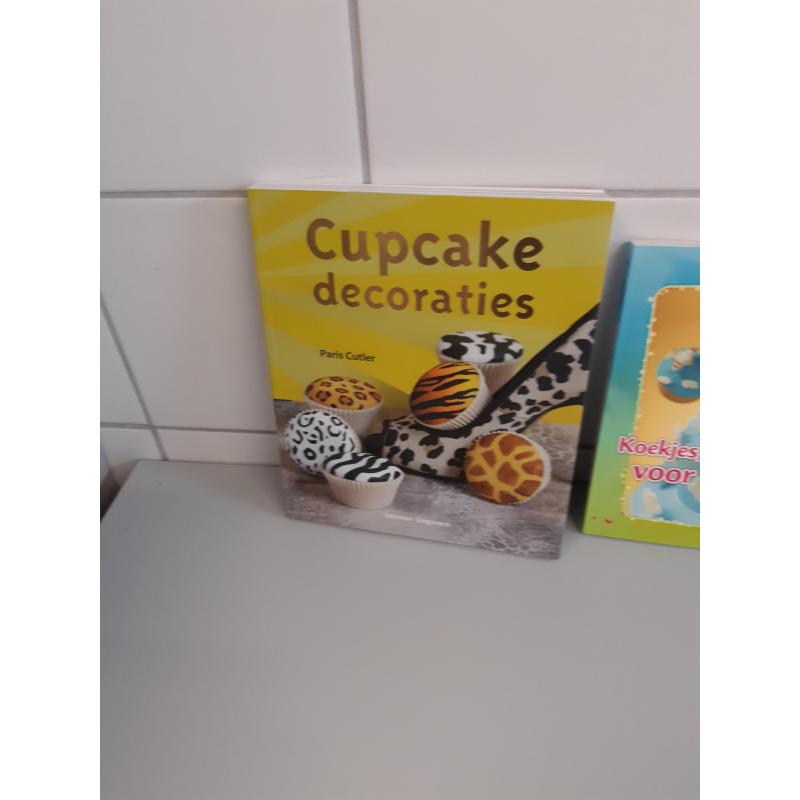 boek voor het decoreren van cupcakes