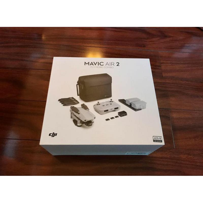 DJI Mavic air 2 drone, fly more combo