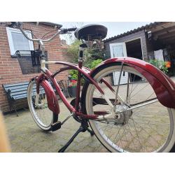 Amerikaanse cruiser fiets
