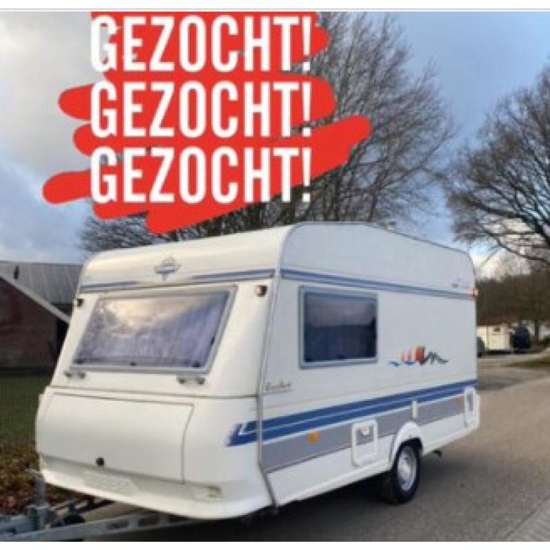 Gezocht Caravans van 3.50 mtr. t/m 5.00 mtr.