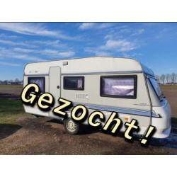 Gezocht Caravans van 3.50 mtr. t/m 5.00 mtr.