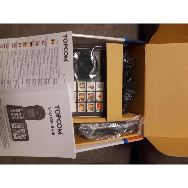 Draagbare telefoon met grote toetsen