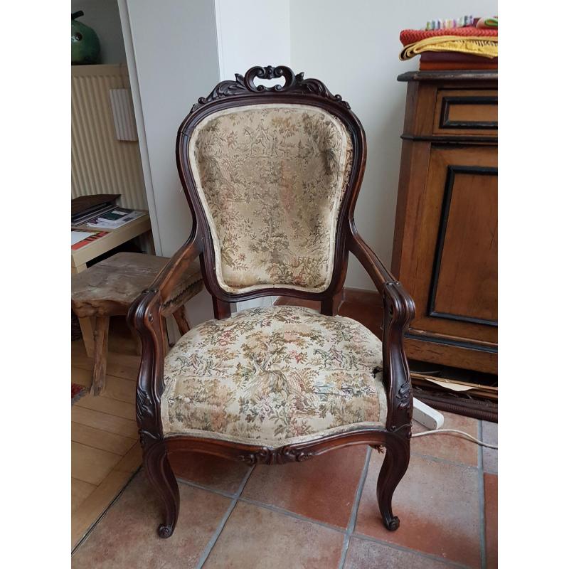 Antieke loungestoel