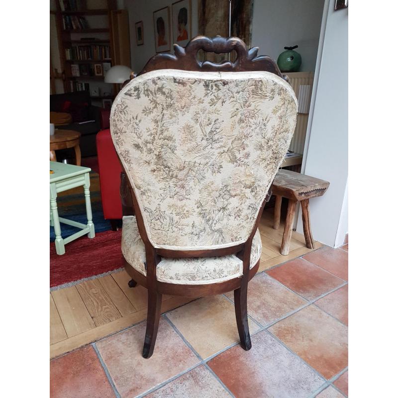 Antieke loungestoel