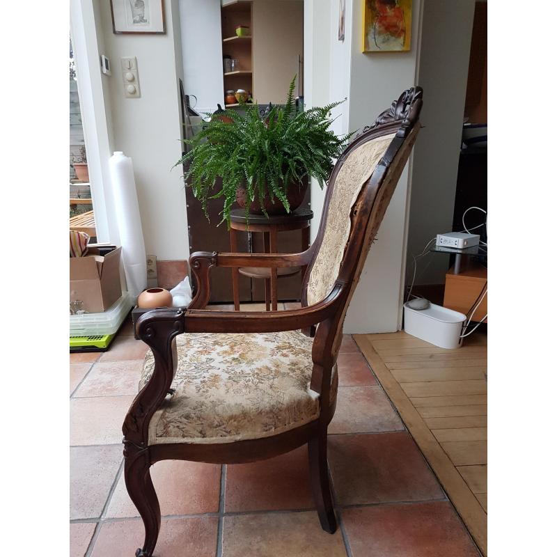 Antieke loungestoel