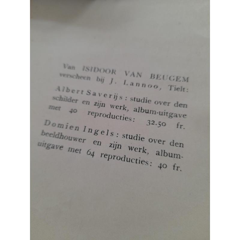 Altes Buch UIT VLAANDERENS KUNSTHALLE von ISIDOOR VAN BEUGEM