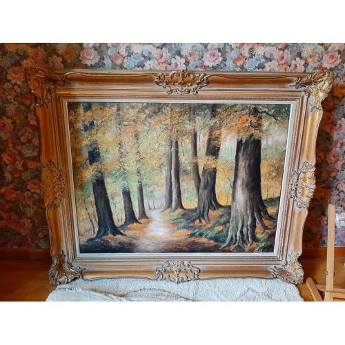 Schilderij Het bos