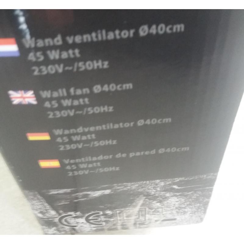 ventilatoren wandventilator 40cm