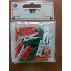 mini wasknijperrs en knutsel houtjes
