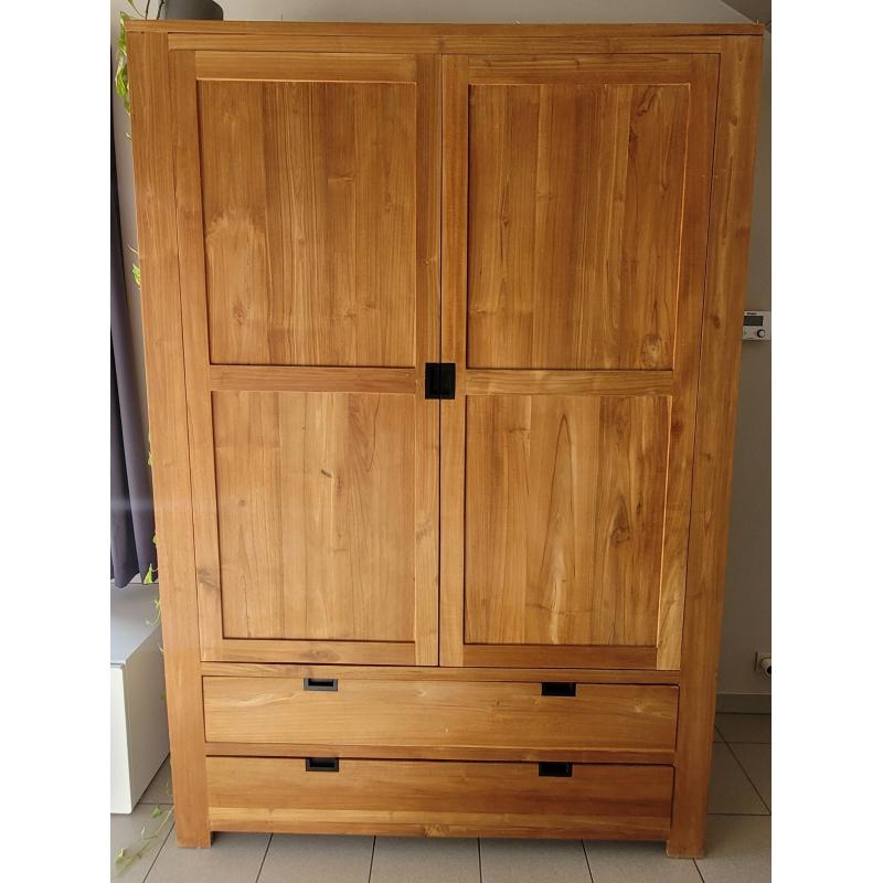 Massieve teak eetkamer en salonmeubels