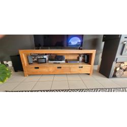 Massieve teak eetkamer en salonmeubels