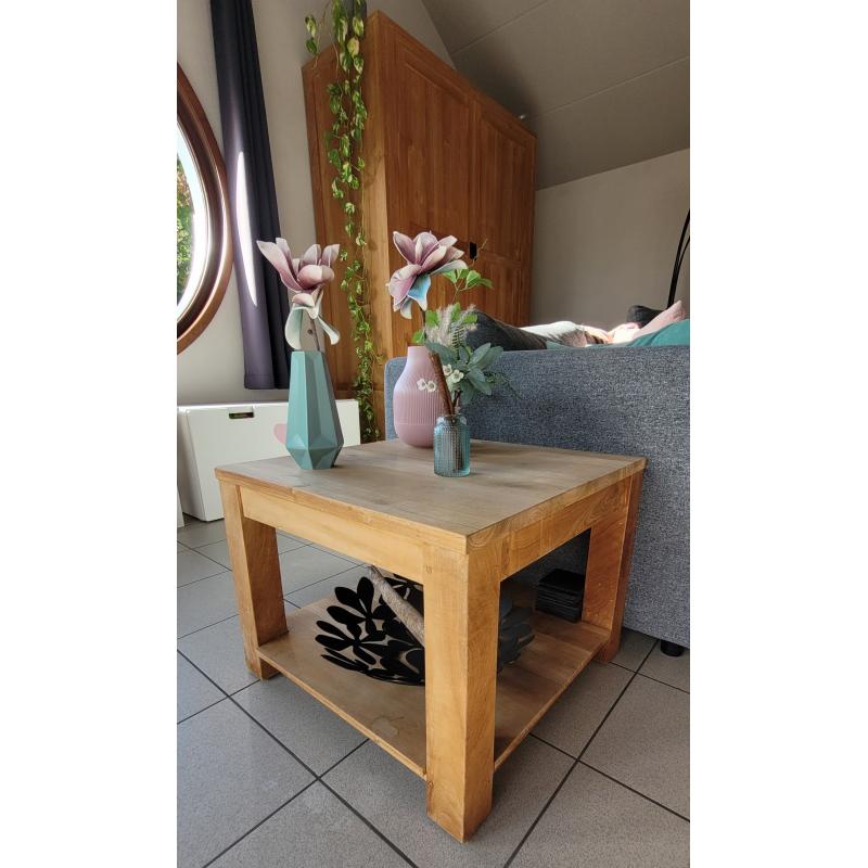 Massieve teak eetkamer en salonmeubels