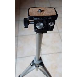 SLIK 800G statief met tas, als nieuw, lichtgewicht, max 150 cm