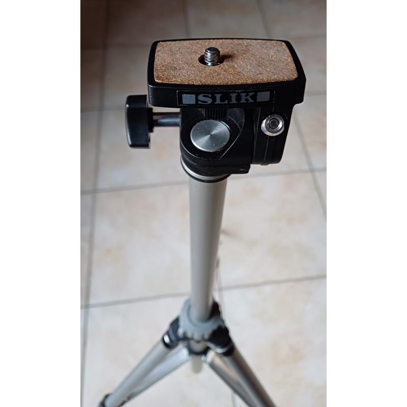 SLIK 800G statief met tas, als nieuw, lichtgewicht, max 150 cm