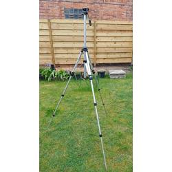 SLIK 800G statief met tas, als nieuw, lichtgewicht, max 150 cm
