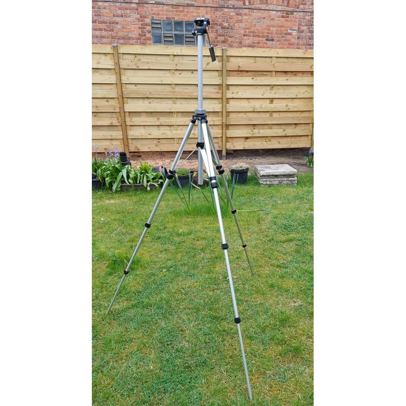SLIK 800G statief met tas, als nieuw, lichtgewicht, max 150 cm