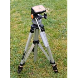 SLIK 800G statief met tas, als nieuw, lichtgewicht, max 150 cm
