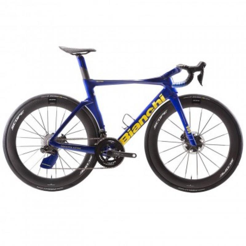 2025 Bianchi OLTRE RC Founder Edition - Blue Italia - Yellow Heritage | KINGCYCLESPORT