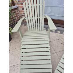2 originele, Canadese stoelen Big John