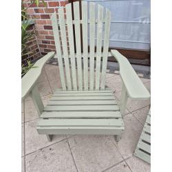 2 originele, Canadese stoelen Big John