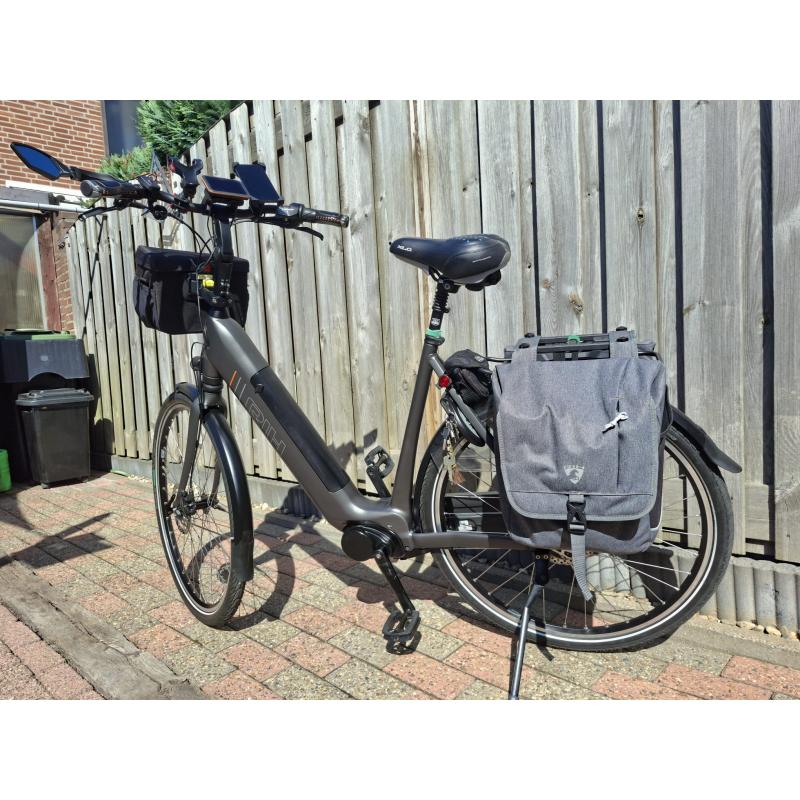 Elektrische RIH Movenda fietsen met tassen - Maat D54 en D58
