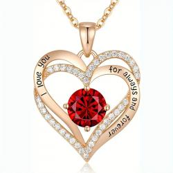 Ketting met Roos Gift Box (MOEDERDAGTIP)