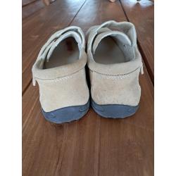 Lederen schoenen met klittenband sluiting maat 43
