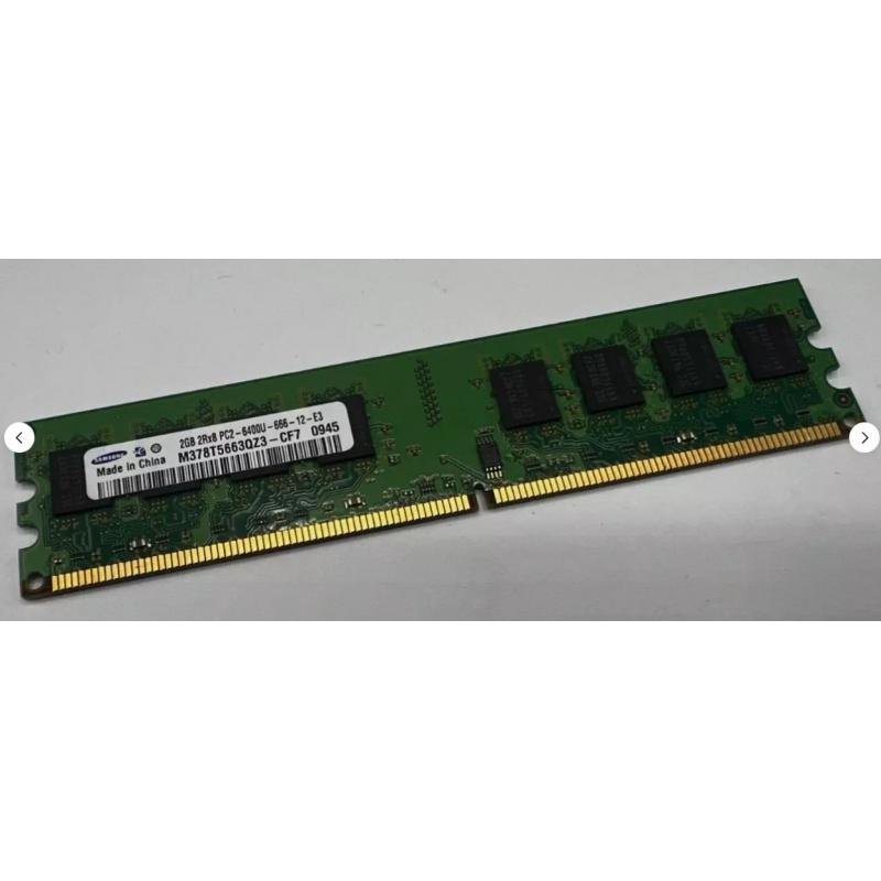 1 module RAM geheugen M378T5663QZ3-CF7 2GB DDR2 Samsung Dimm, 2GB