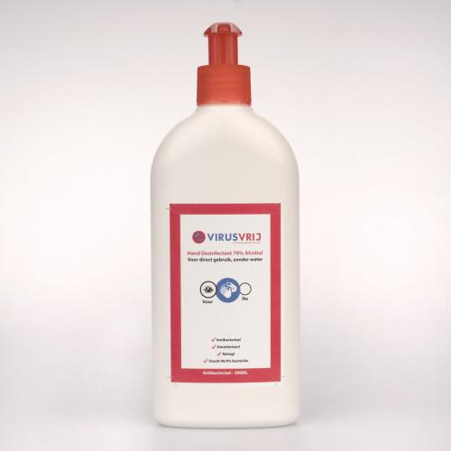 Hand Desinfectant met pomp | 70% Alcohol - Antibacterieel - Lavendel - 300ml