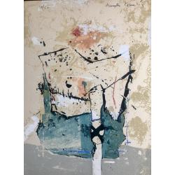 Kunst Beniti Cornelis 2stuks grafiek 42x30cm