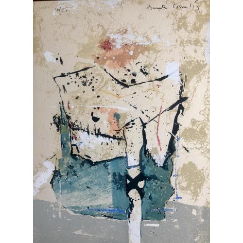 Kunst Beniti Cornelis 2stuks grafiek 42x30cm