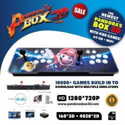 Pandora's Box 3D Wifi / 64 GB ☆ HD 1280*720P ☆ 4188 Games (160*3D   4028*2D) - 4 model design