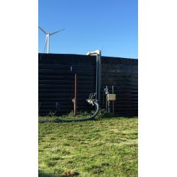 Waterbassin van ø 22,15 meter