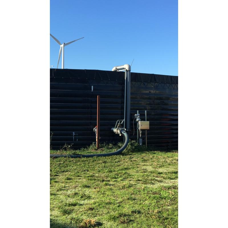 Waterbassin van ø 22,15 meter