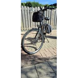 Elektrische RIH Movenda fietsen met tassen - Maat D54 en D58