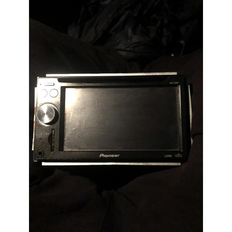 Pioneer avic f700bt dvd scherm