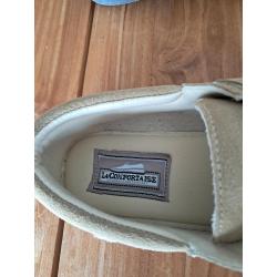 Lederen schoenen met klittenband sluiting maat 43