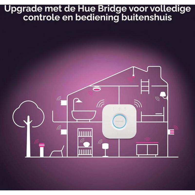 Philips Hue Slimme Lichtbron GU10 Spot - wit en gekleurd licht - 3-pack - Bluetooth